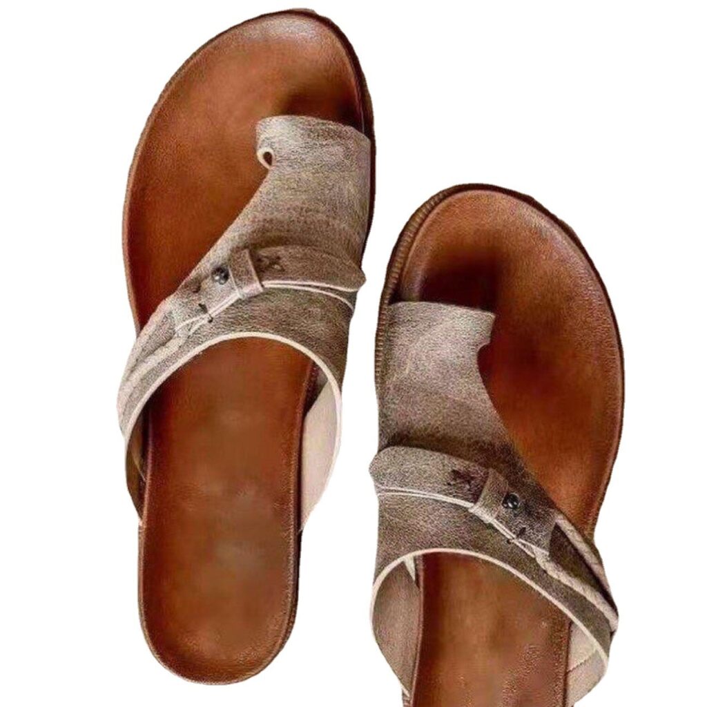 Women's Closed-Toe Slippers Comfortable All-Match Thick-Soled Sandals