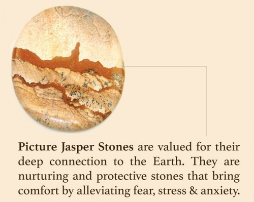 Malachite & Picture Jasper Stretch Bracelet! Genuine Stones! - Image 5