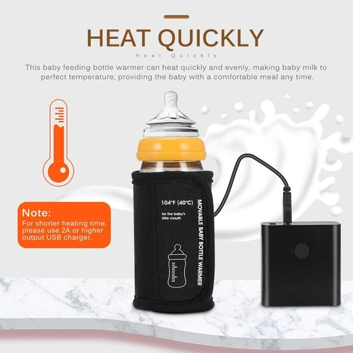 Baby Bottle Warmer Car Moveable USB Bottle Cup Heating Insulation Bag - Image 3