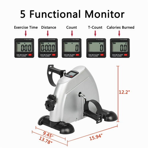 Home Use Hands and Feet Trainer Mini Exercise Bike - Image 5