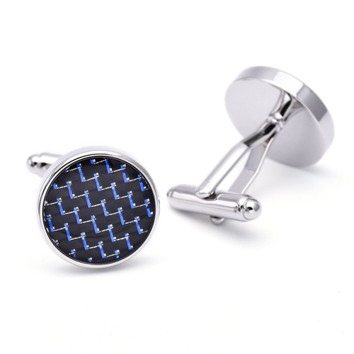 Carbon Fibre Cufflinks and Stickpin Set - Image 5