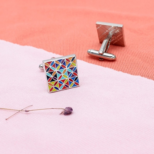 Enamel Art Cufflinks - Image 3