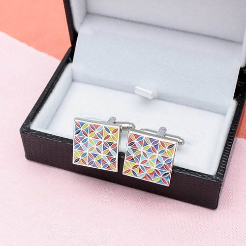 Enamel Art Cufflinks - Image 4