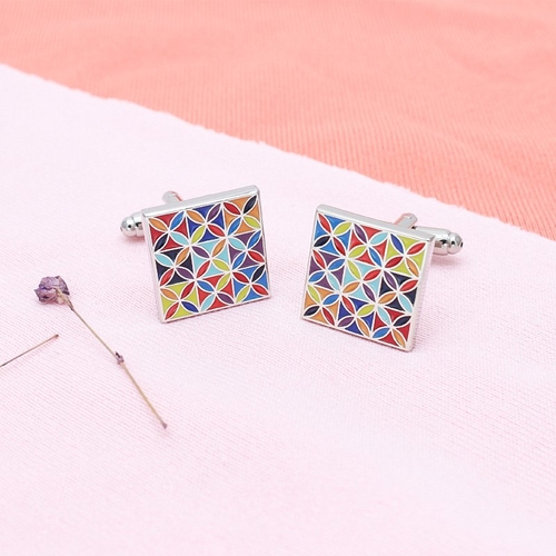 Enamel Art Cufflinks - Image 5