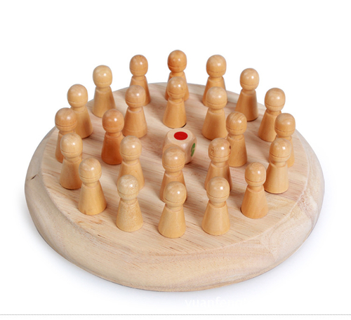 Kids Wooden Memory Match Stick Chess Game Fun Block Board Game - Image 2