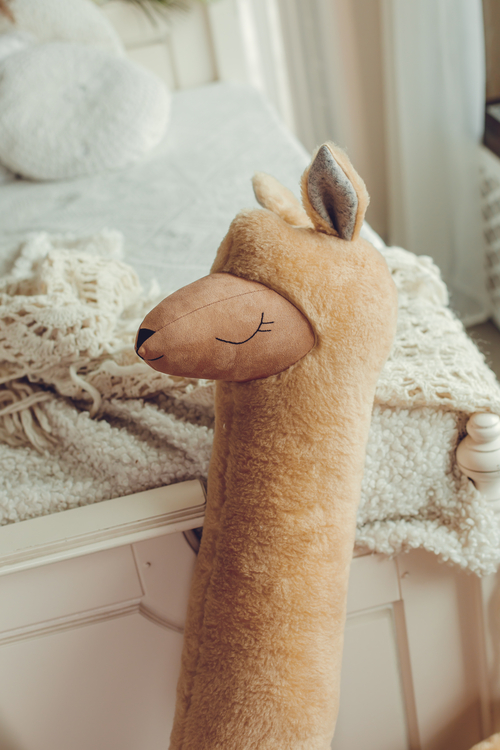 Giant Plush Toy Alpaca, rust - Image 2