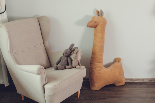 Giant Plush Toy Alpaca, rust - Image 3