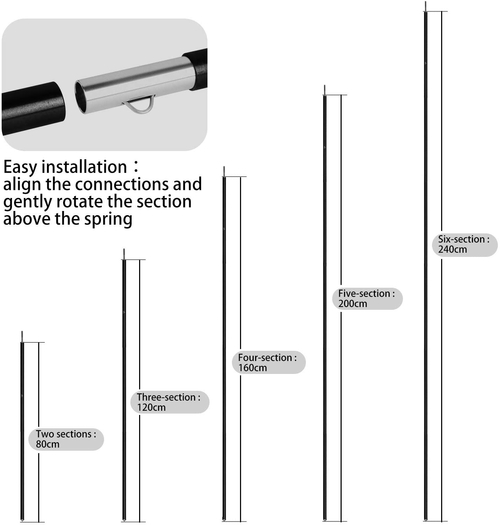 Adjustable Tent Pole - Set - Image 6