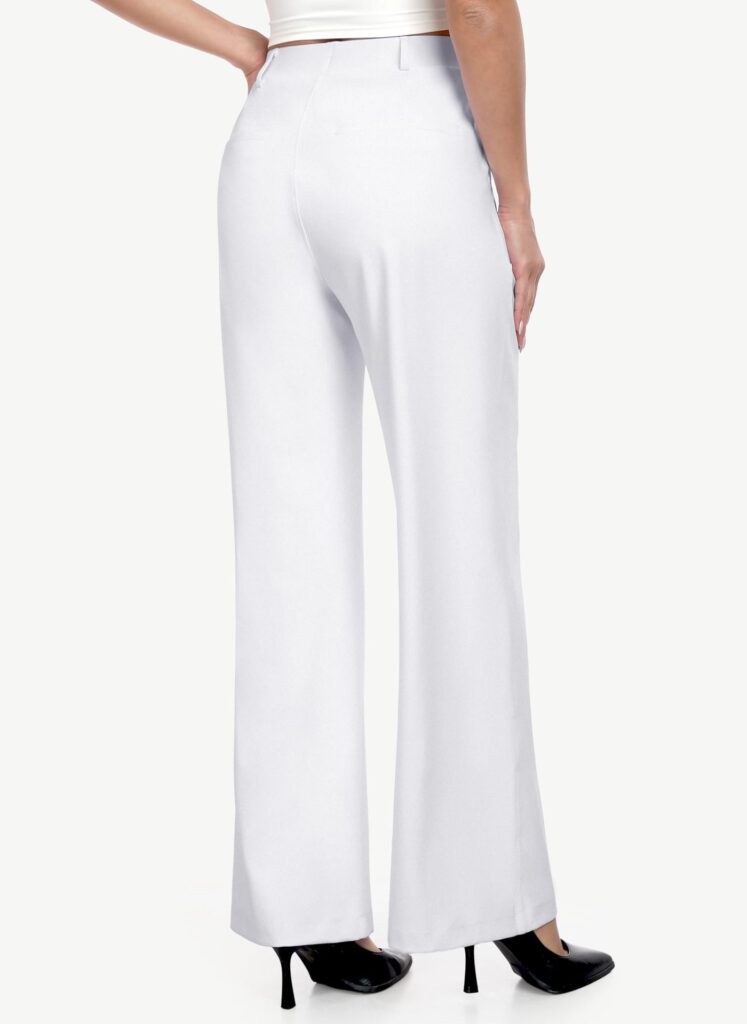 Womens High-Waisted Stretchy Work Business Casual Pants