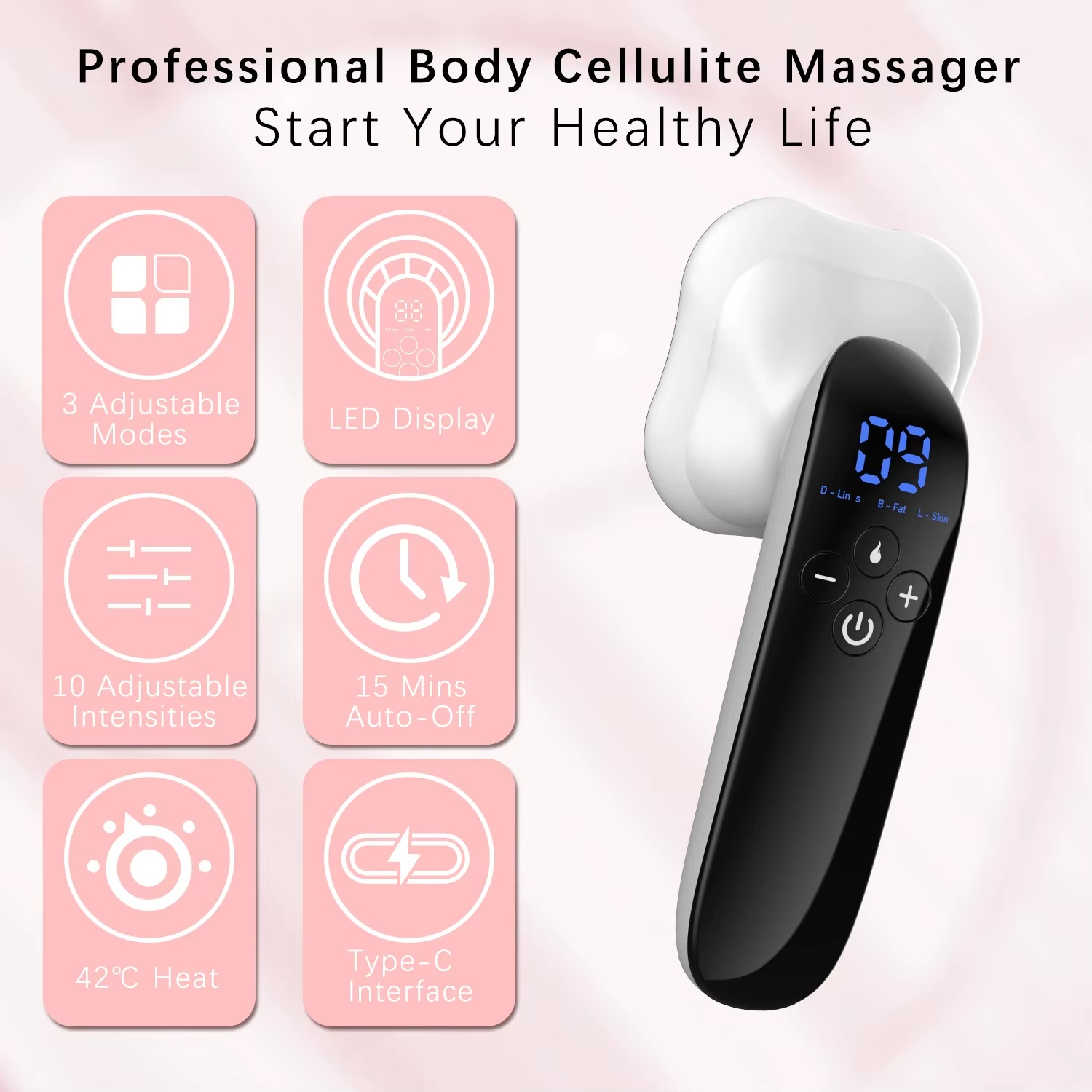 New Slimming Body Beauty Device Burns Fat And Reduces Fat Massager Ens Micro Current Beauty Device - Image 4
