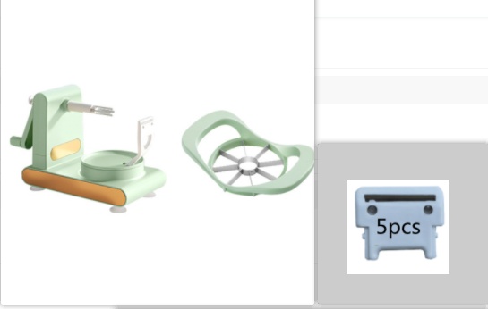 Hand-cranked Multifunctional  Peeler Machine Home Peeler Cutter Kitchen Slicer Tools With Gadgets Fruit  Corer Kitchen Gadgets - Image 33