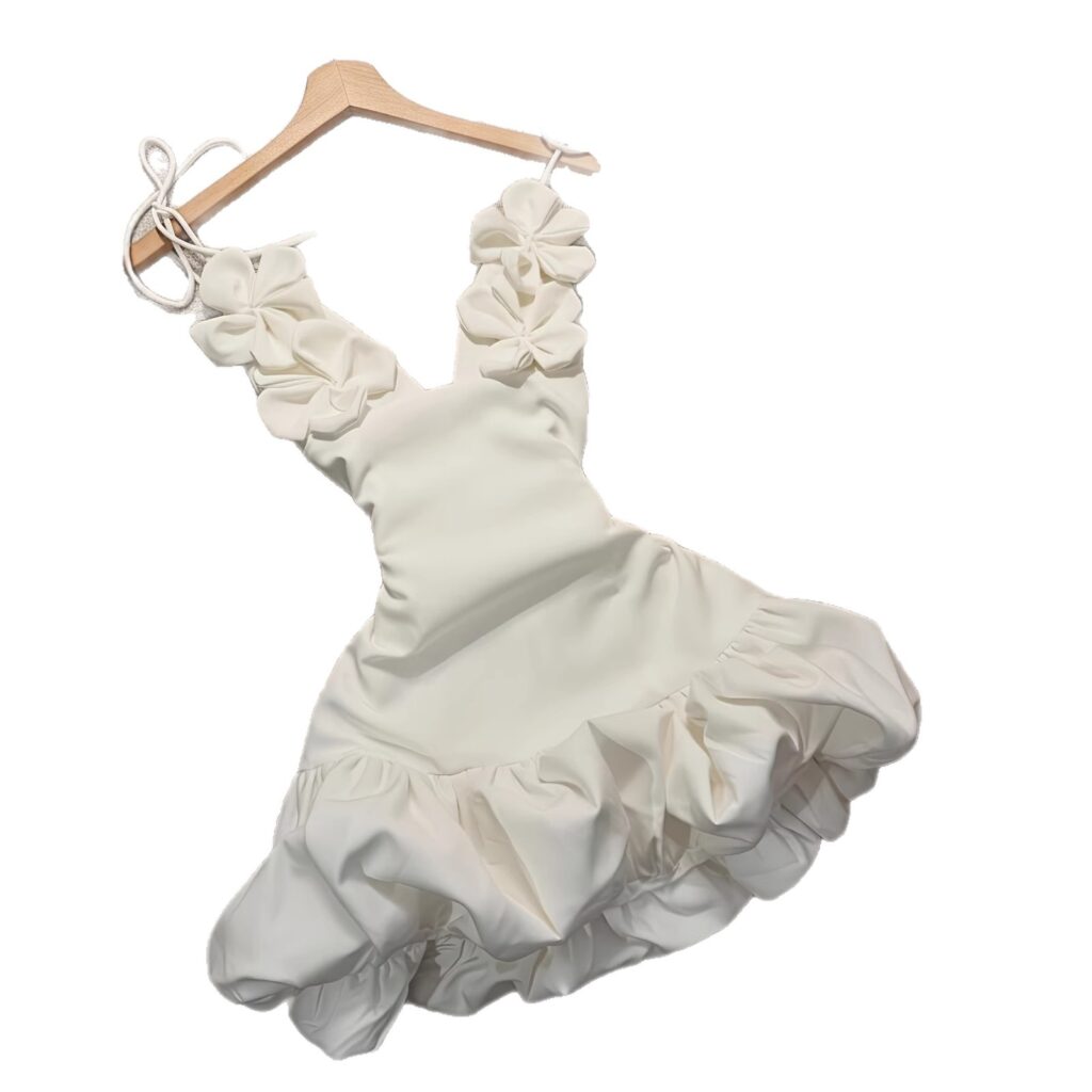 Sexy Bud Blossom Floral Strap Holiday Dress