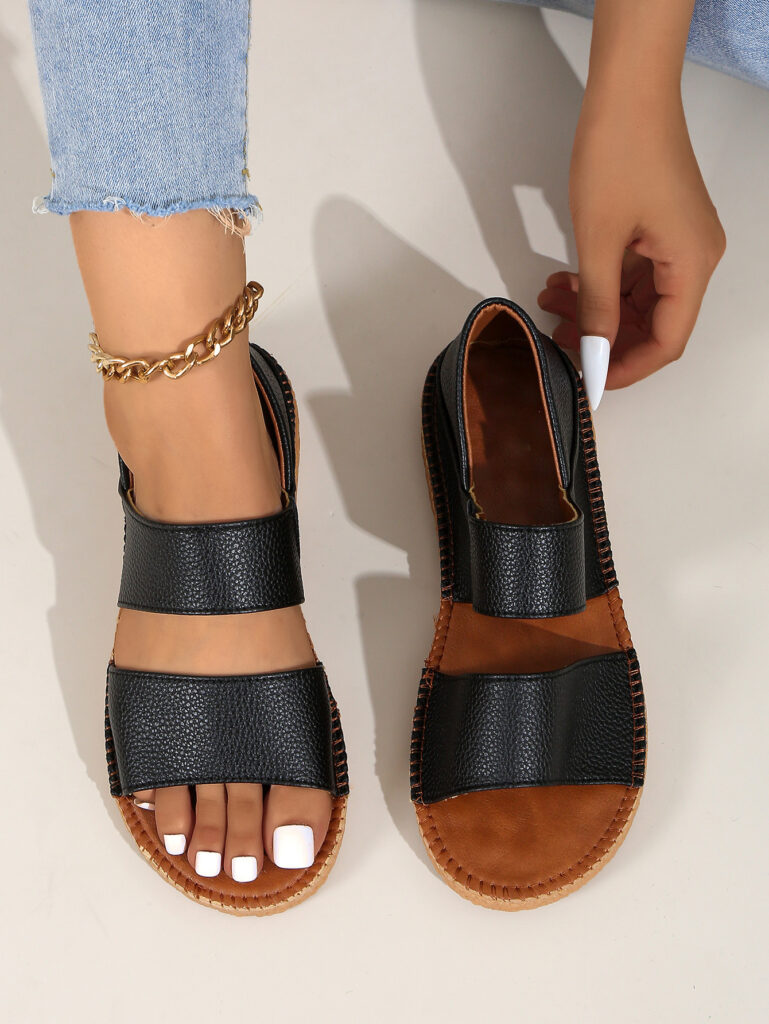 New Fairy-style Flat Soft Soled Sandals