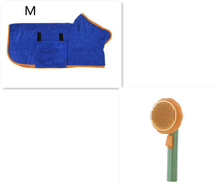 New Pet Cat Brush Hot Selling Hand-held Steel Wire Self-cleaning Comb Looper For Hair Removal - Image 22