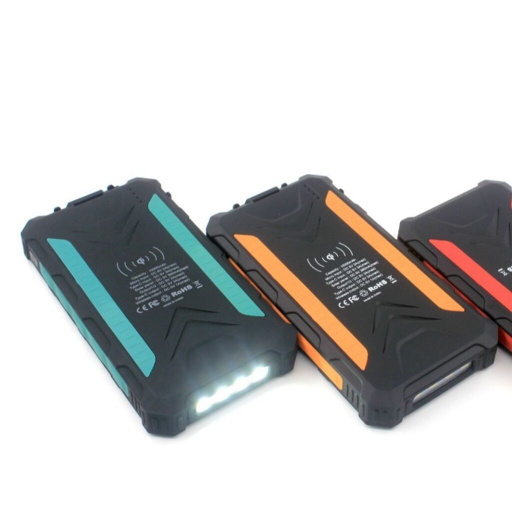 Waterproof Solar-Powered Wireless Power Bank