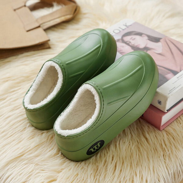 Envelope-style Warm Waterproof And Oil-resistant Slip-on Shoes - Image 2