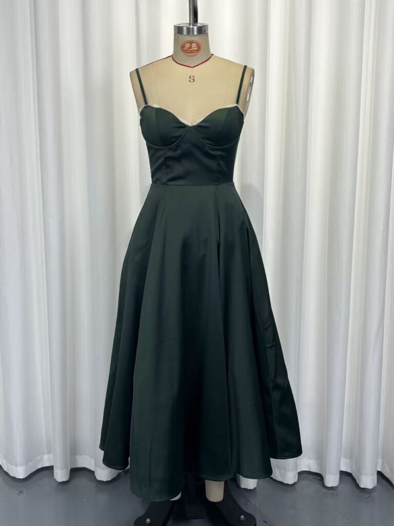 Women's Casual Lace-Patchwork Fishtail Dress