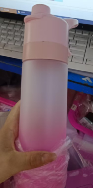 Spray Water Bottle For Girls Outdoor Sport Fitness Water Cup Large Capacity Spray Bottle Drinkware Travel Bottles Kitchen Gadgets - Image 35