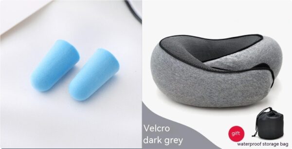 Travel Neck Pillow Non-Deformed Airplane Pillow Travel Neck Cushion Durable U-Shaped Travel Memory Cotton Nap Neck Pillow - Image 33