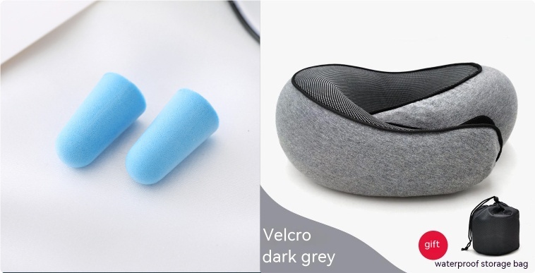 Travel Neck Pillow Non-Deformed Airplane Pillow Travel Neck Cushion Durable U-Shaped Travel Memory Cotton Nap Neck Pillow - Image 33
