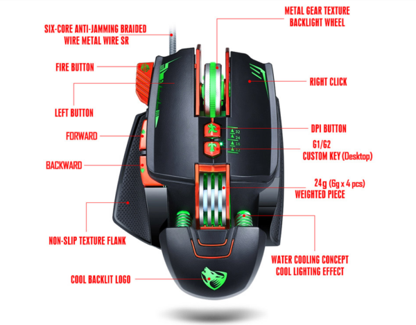 Thunder Wolf V9 gaming mouse gaming machine - Image 9