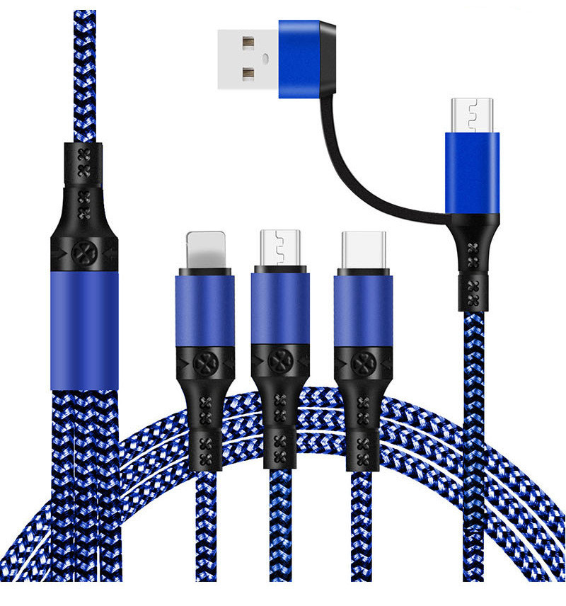 Fast Charging Five-in-one Data Cable, One For Three Charging Cables - Image 7