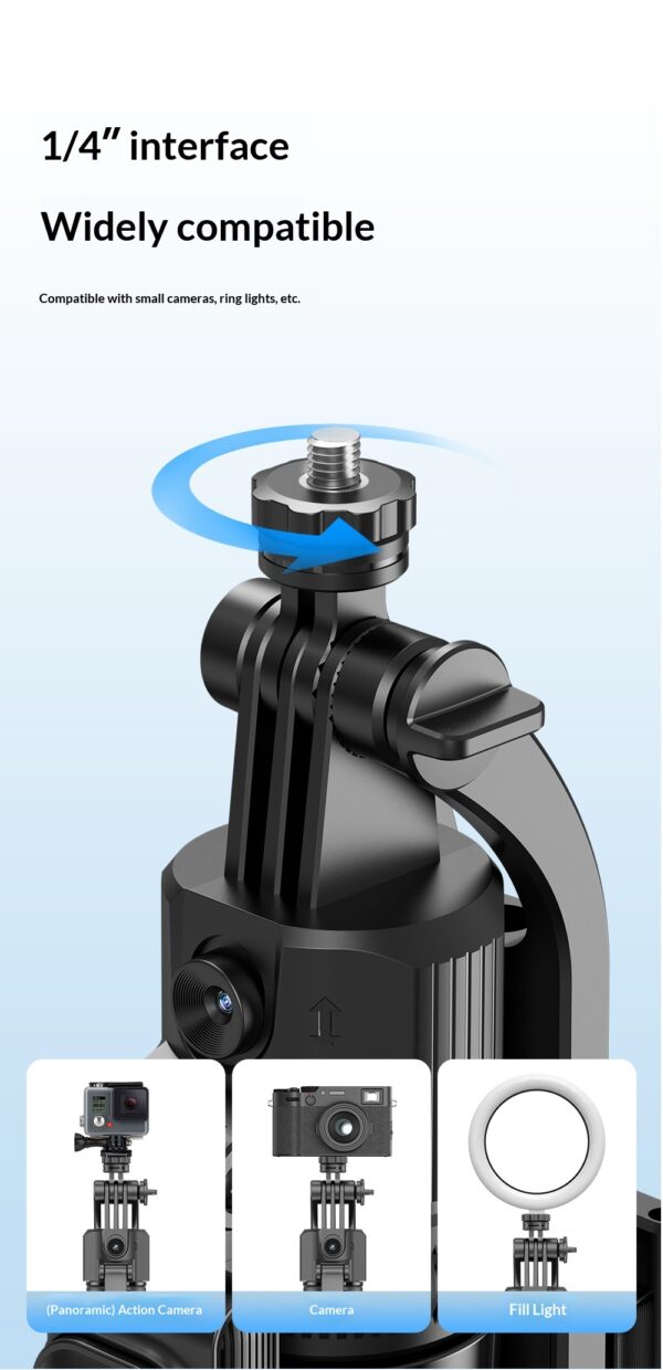 C17 Smartphone Selfie Stick Smart  Stabilized Extendable Gimbal With Full Auto Mode - Image 12