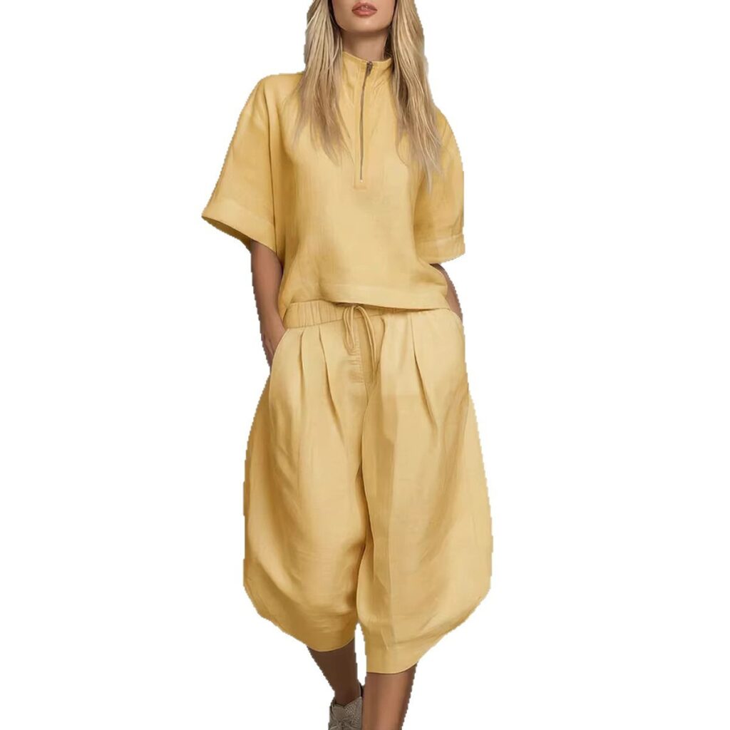 Summer Plus-Size Loose Elegant Casual Chic Youthful Fashionable Sportswear Set