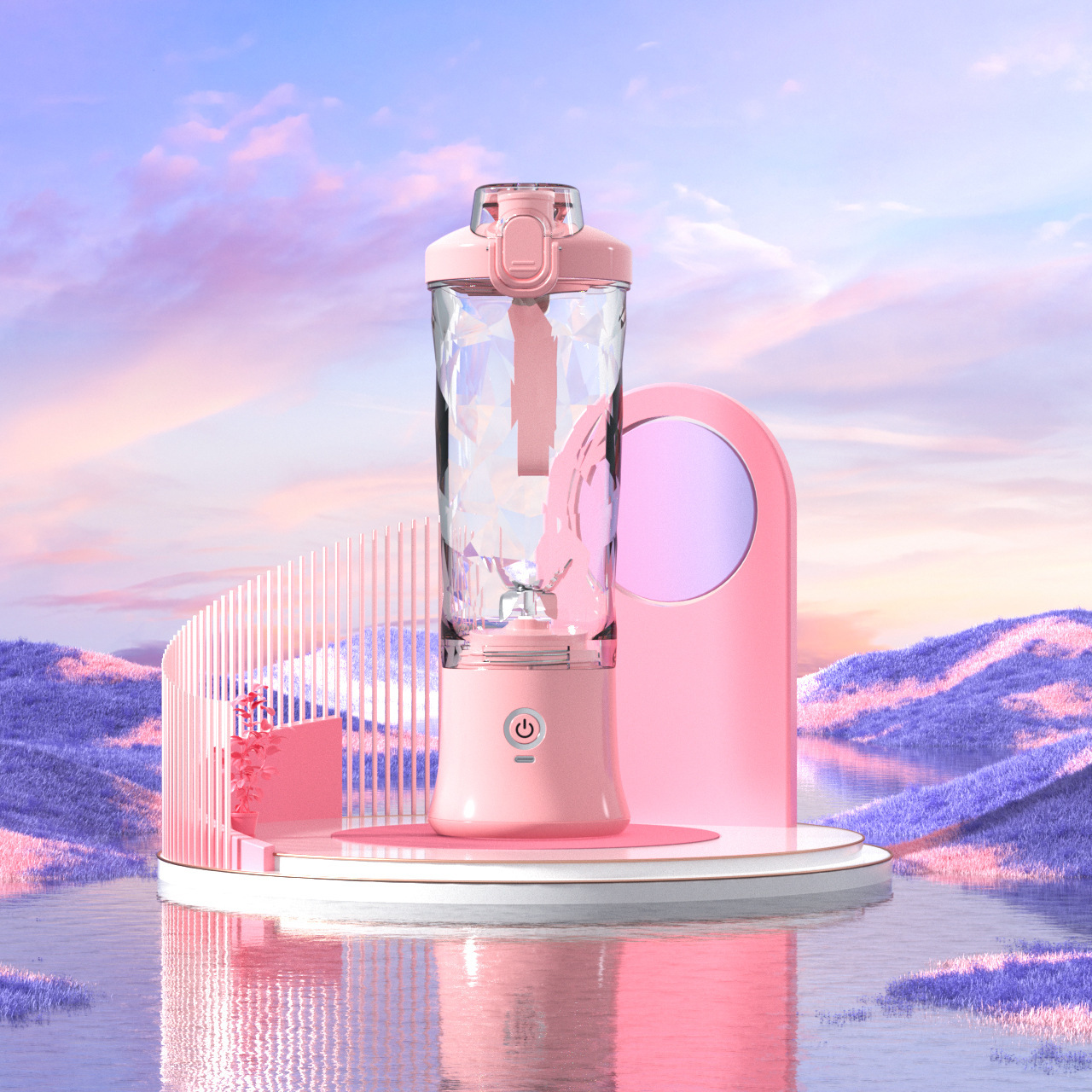 Portable Blender Juicer Personal Size Blender For Shakes And Smoothies With 6 Blade Mini Blender Kitchen Gadgets - Image 9