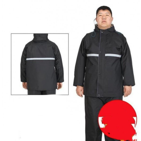 Men's Split Rain Pants Oversized Fat Guy - Image 8