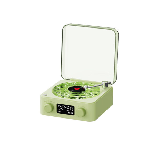 Retro Turntable Speaker Wireless Bluetooth-compatible 5.0 Vinyl Record Player Stereo Sound With White Noise RGB Projection Lamp Effect - Image 28