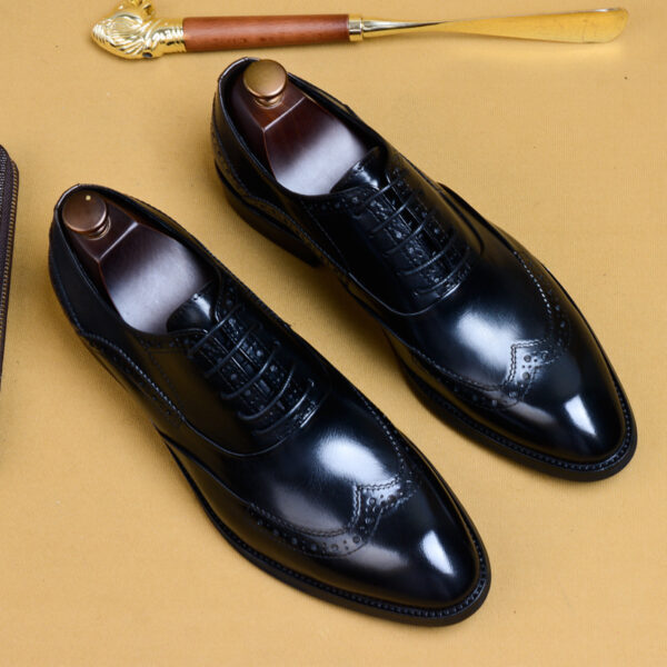 Men's Business Formal Pointed-Toe Oxford Shoes - Image 4