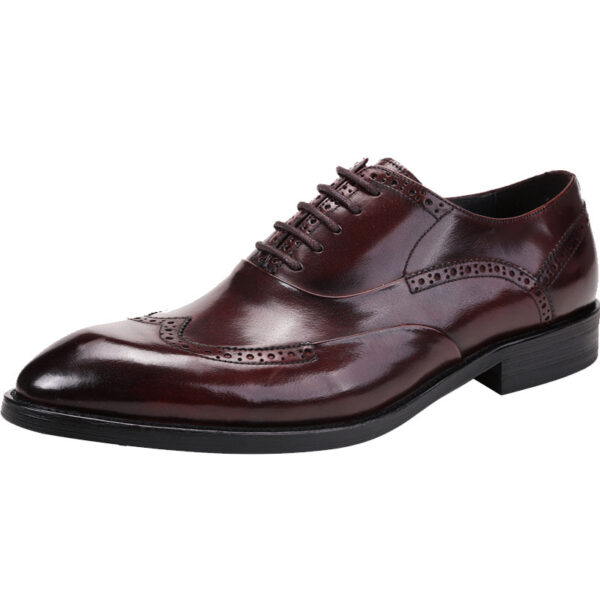Men's Business Formal Pointed-Toe Oxford Shoes - Image 2