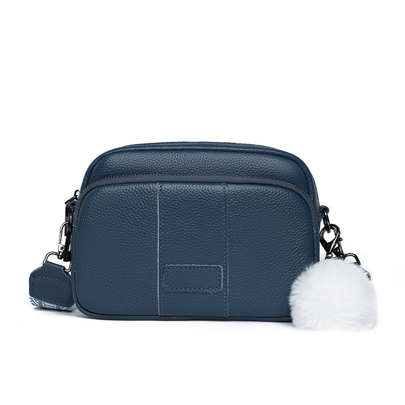Genuine Leather Womens New Trendy Fashionable Versatile Single-shoulder Bag - Image 7