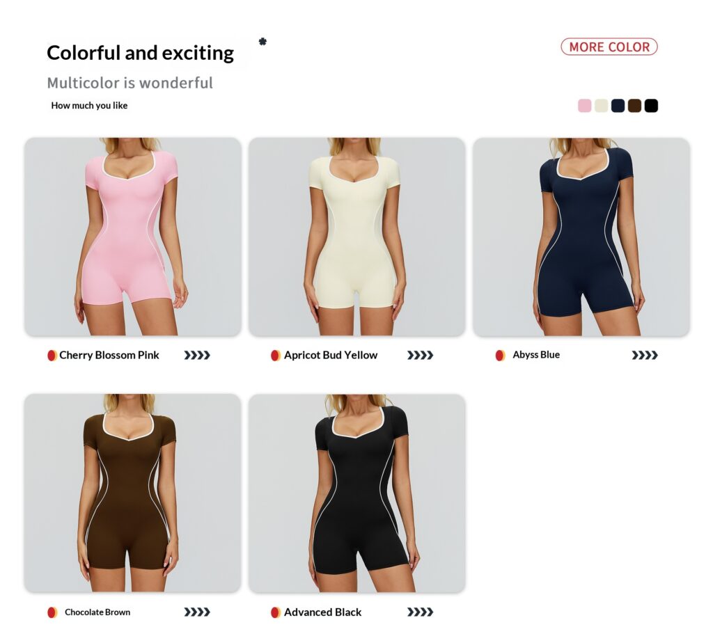 Jumpsuit With Cutout Back, Form-fitting Athletic Fitness Wear