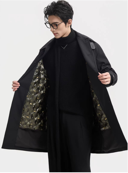 Men's Mid-Length Down Jacket For Winter - Image 52