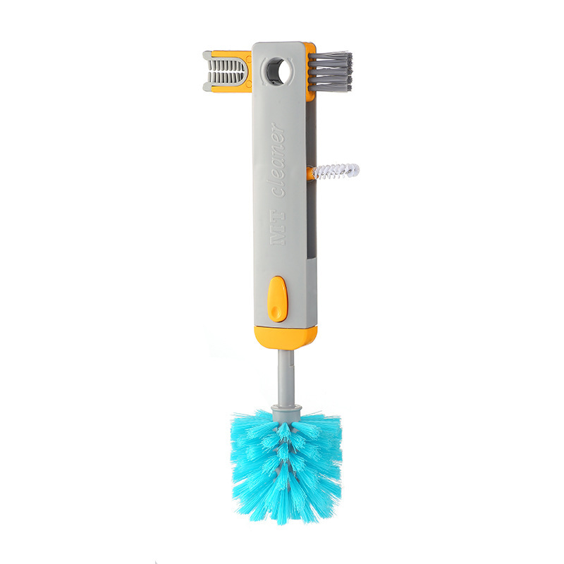 4 In 1 Bottle Gap Cleaner Brush Multifunctional Cup Cleaning Brushes Water Bottles Clean Tool Mini Silicone U-shaped Brush Kitchen Gadgets - Image 16