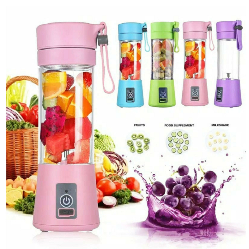 Portable Blender With USB Rechargeable Mini Kitchen Fruit Juice Mixer Home Simple Portable Electric Mini Juicer - Image 1