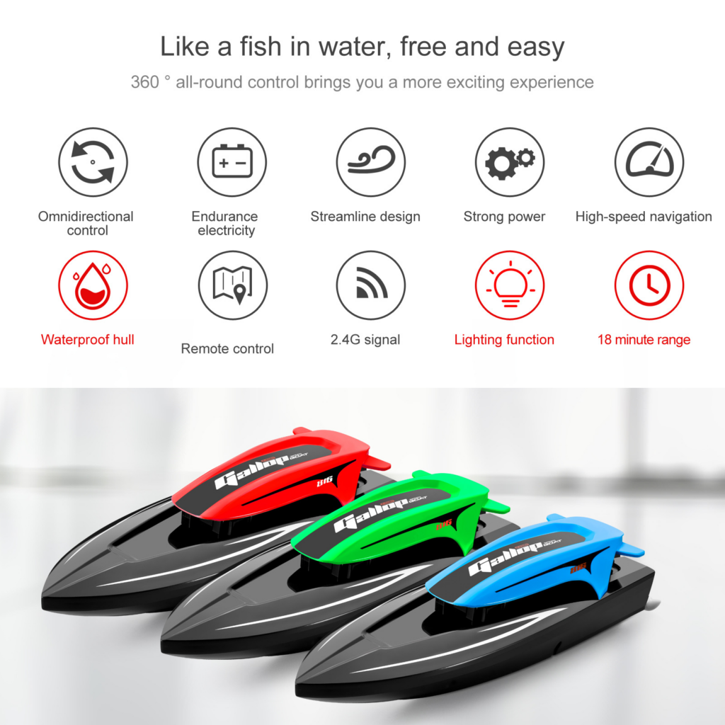 816 High-Speed Remote Control Speedboat