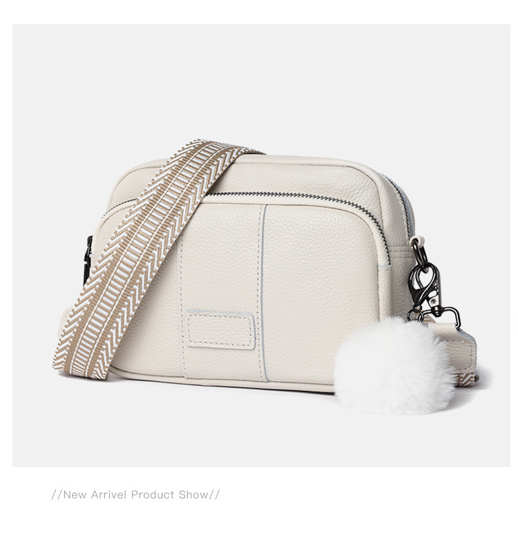 Genuine Leather Womens New Trendy Fashionable Versatile Single-shoulder Bag - Image 5