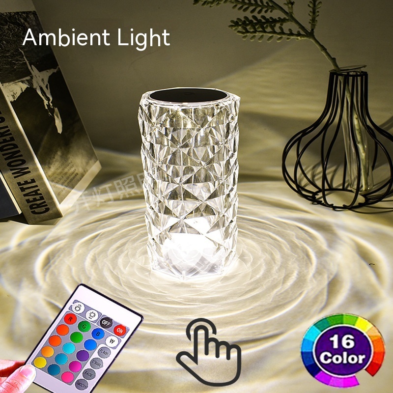 Crystal Rose Lamp Atmosphere Creative Led Table Lamp - Image 1