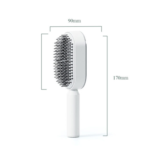 Self Cleaning Hair Brush For Women One-key Cleaning Hair Loss Airbag Massage Scalp Comb Anti-Static Hairbrush - Image 13