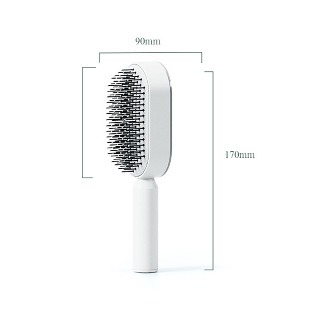 Self Cleaning Hair Brush For Women One-key Cleaning Hair Loss Airbag Massage Scalp Comb Anti-Static Hairbrush - Image 13