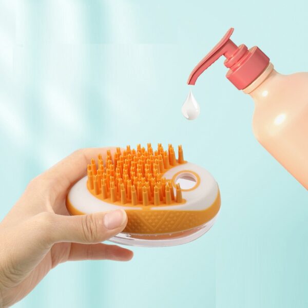 Dog Cat Bath Brush 2-in-1 Pet SPA Massage Comb Soft Silicone Pets Shower Hair Grooming Cmob Dog Cleaning Tool Pet Products - Image 16