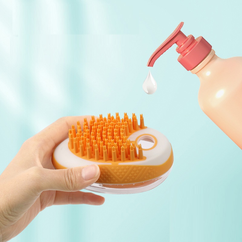 Dog Cat Bath Brush 2-in-1 Pet SPA Massage Comb Soft Silicone Pets Shower Hair Grooming Cmob Dog Cleaning Tool Pet Products - Image 16