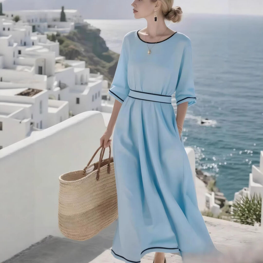 Women's Elegant Commuter Long Dress