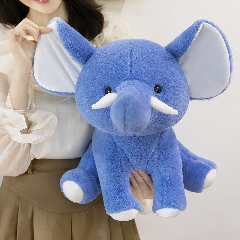 Cute Baby Tooth Elephant Doll Elephant Plush Toy Soothing - Image 3