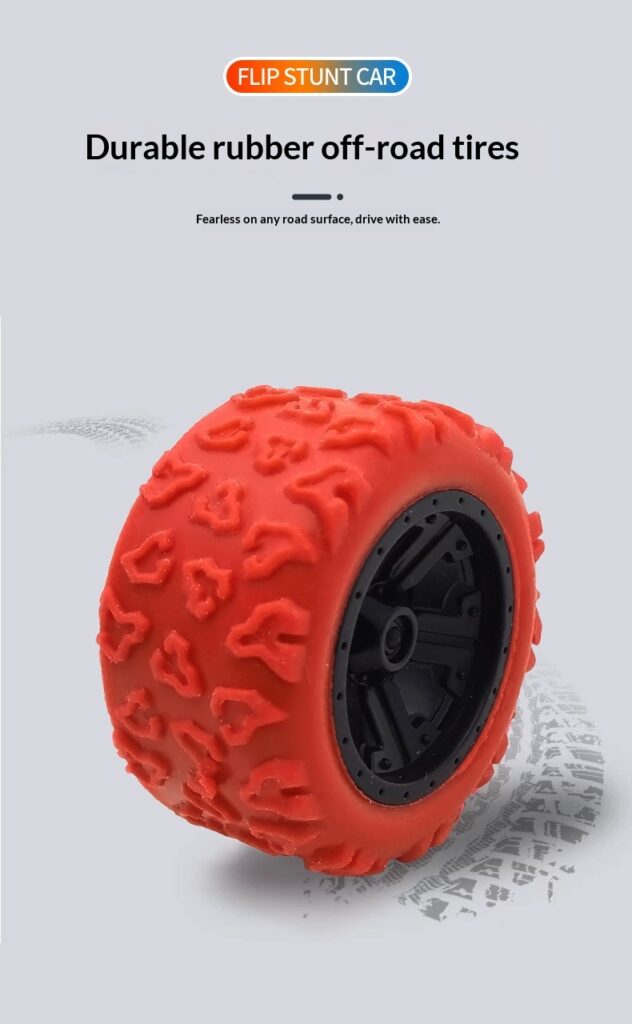Inertia-powered Double-sided Rolling Off-road Vehicle For Kids
