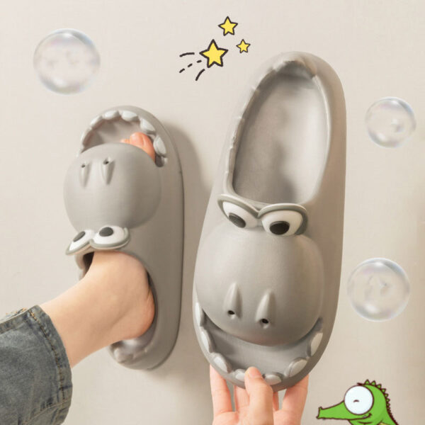 Kids Dinosaur Slippers Wholesale Summer Cartoon Parent Child Outdoor Home EVA Sandals Women Men Kids Cute Slippers Baby Shoes - Image 9