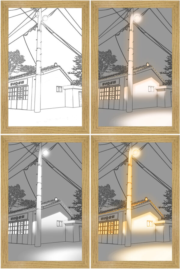 Illuminated Picture LED Decorative Light Painting Bedside Picture Style Creative Modern Simulate Sunshine Drawing Night Light Gift - Image 38